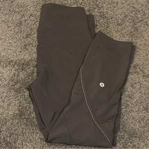 Lululemon Speed Up Crop 21” Black Size 6 Pockets Luxtreme Leggings